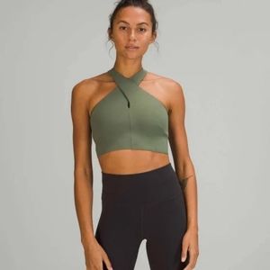 Lululemon Nulu Front Wrap Long Line Bra Sz 4